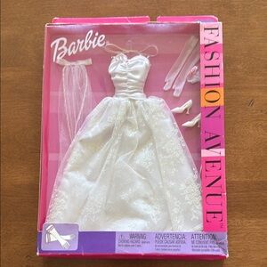 Barbie Fashion Avenue Bridal Gown Set - White